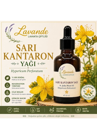 Lavande Lavanta Çiftliği Sarı Kantaron Yağı 50 ML