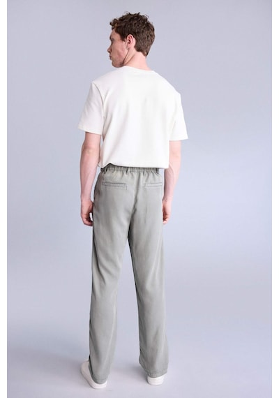 Defacto Relax Fıt Yıkanmış Efektli Pantolon H5899ax26smkh422 Haki-kh422 Defacto Relax Fıt Yıkanmış Efektli Pantolon H5899ax26smkh422 Haki-kh422