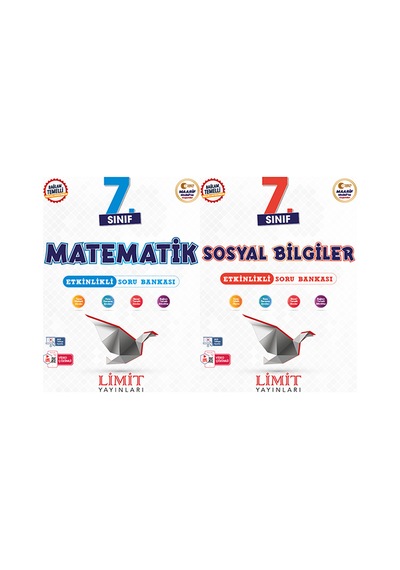 Limit 2027 7. Sınıf Matematik + Sosyal Bilgiler Soru Bankası Seti 2 Kitap Maarif Model