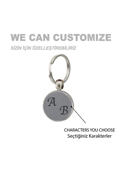 Zekupp Harf İşlemeli Anahtarlık Anh0001