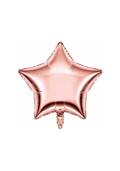 Yıldız Folyo Balon Rose Gold 18 İnc Pembe - Somon