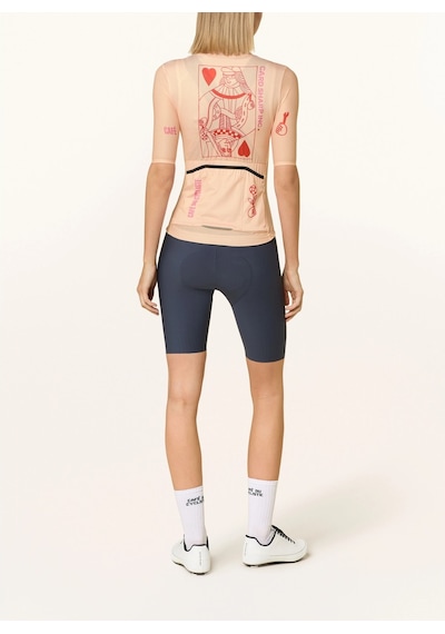 Cafe Du Cycliste Kadın Radtrikot Angelına Performance Fit T-shirt Turuncu Xl