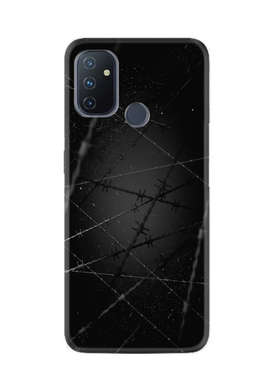 Oneplus Nord N10 Kılıf Silikon Desen Özel Seri Dikenli Tel 1779