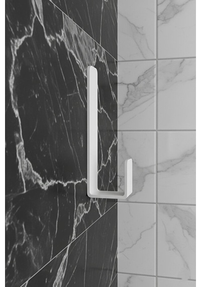 5 Li Metal Askı Seti Duvar Tipi Mini Askılık, Kapı/banyo/mutfak Askısı Beyaz Siyah