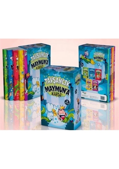 Tavşancık Maymun'a Karşı / 5 Kitaplık Kutulu Set / Jamie Smart