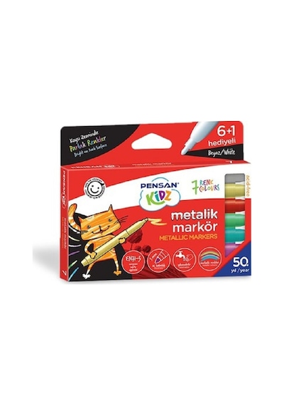 Pensan Kidz 7 Renk Temizlenebilir Marker 99930