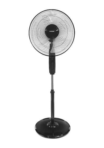 Everest Fan11, Siyah, Coolair, 3 Kademeli Hız, 40cm 5 Kanat Pervane Ve Çerçeve, 45w, Otomatik Salını