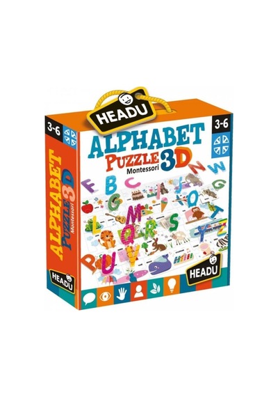 Montessori Alfabe Bulmaca 3d It20973