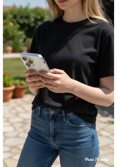 Huawei Pura 70 Uyumlu 2 Mm Kalınlığında Esnek Şeffaf Kılıf Şeffaf