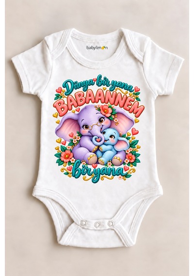 Babylimon Dünya Bir Yana Babaannem Bir Yana Beyaz Kısa Kollu Çıtçıtlı Bebek Zıbını Beyaz - 930083822 Beyaz Babylimon Dünya Bir Yana Babaannem Bir Yana Beyaz Kısa Kollu Çıtçıtlı Bebek Zıbını Beyaz - 930083822 Beyaz