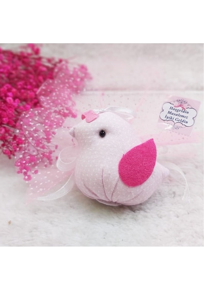 Peluş Kuş Tüllü Kız Bebek Hediyelik(30 Adet)