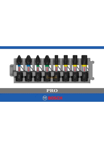Bosch Pro Impact 25 Mm 8'li Yıldız-torx Bits Uç Seti 2608521u61