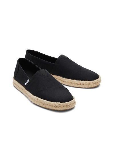 Espadril / Keten Erkek 10019875 Toms Alpargata Rope 2.0 Espadrille Black Siyah