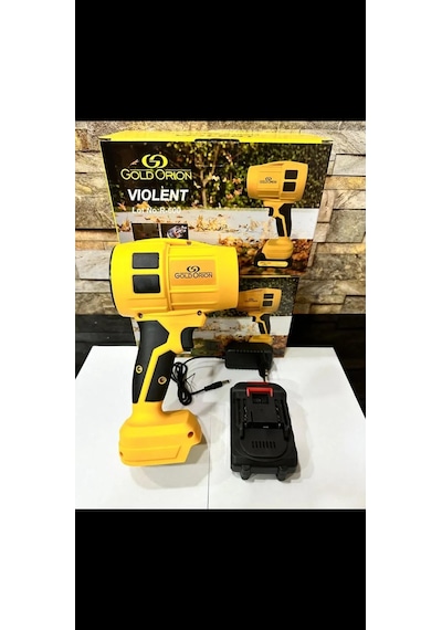 Go İthalat 21v Kablosuz Hava Üfleyici 32.000rpm Turbo Fan, 12.000mah Batarya, Bahçe &amp Amp Araç