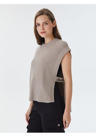 Loose Fit Kadın Tunic Bej