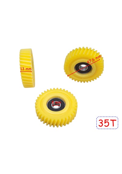 Ebis E-bis Pedal Destekli Dişli 3 Lü Set 35t Helis 13mm Kestamit Spr Elektrikli Bisklet Sarı