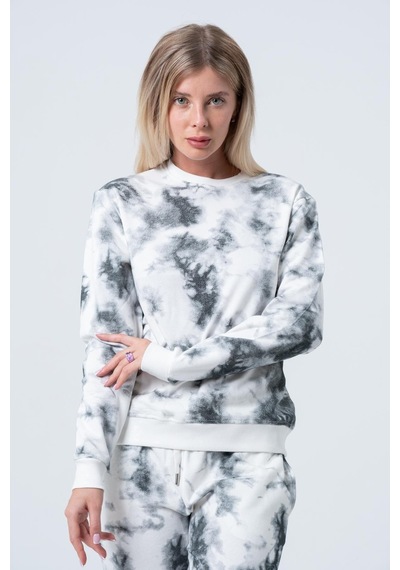 Kadın Batik Sweatshirt Gri