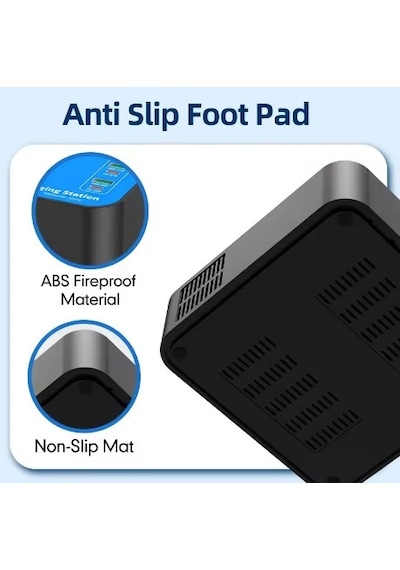 40 Portlu 400w Hızlı Şarj İstasyonu 20x Usb + 20x Type-c Pd Çıkışlı Şarj Cihazı 1 m