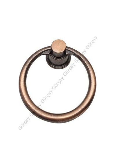 Gürçayhırdavat Gürçay Çekmece Kapak Kulpu Halka 40 Mm Bakır (2 Adet)