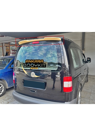 Caddy Spoiler - 2004 - 2011 Plastik - Boyasız