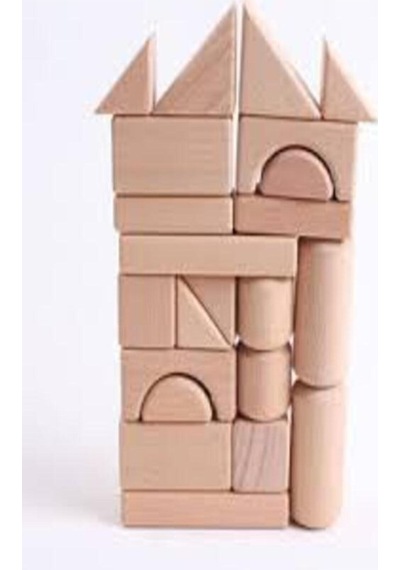 Wooden Blocks Yapı Blokları - Ahşap Zeka Oyunu - Çocuk Oyunu - Denge Oyunu