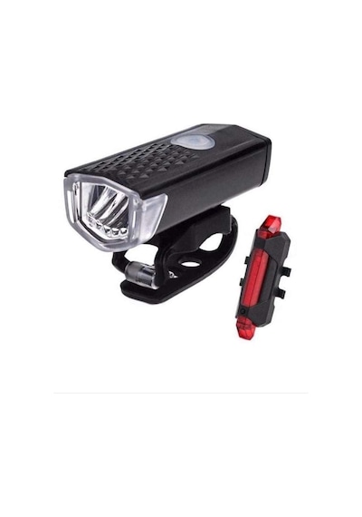 Bisiklet Ön Arka Far Seti Usb'Li Çakarlı Xbyc 6116