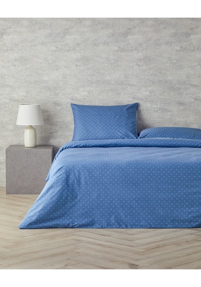 Etamine Line Pamuklu Ranforce King Size Nevresim Seti 240x220 Cm Mavi MAVI Mavi