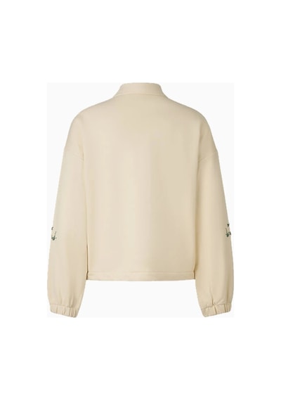 Bogner Fire&ıce Bogner Bijou Taş Detaylı Oversize Polo Sweatshirt Bej