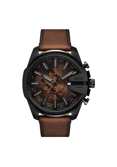 Diesel Dz4692 Quartz Deri Kahverengi 48 Mm Erkek Kol Saati Siyah