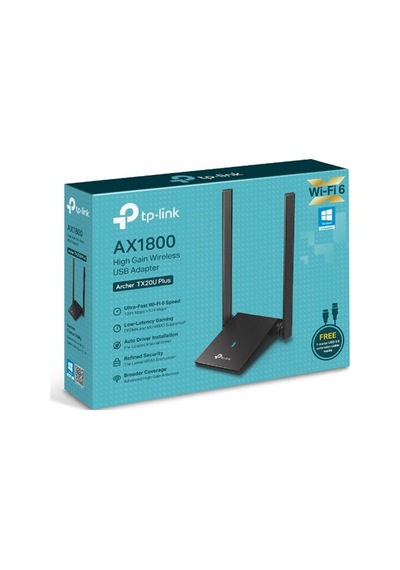 Tp-lınk Archer Tx20u Plus Ax1800 Wıfı6 Kablosuz Usb Adaptor
