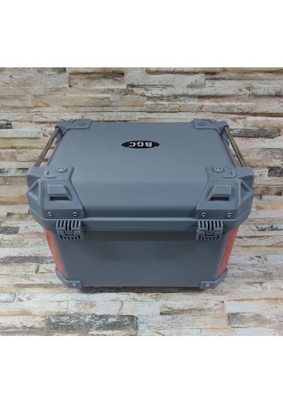 Motosiklet Çantası 45 Lt Sert Plastik Nardo Gri V1