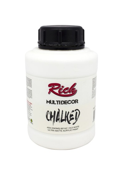 Rich Multi Decor Chalked Akrilik Boya 500 Cc 4504 Eskimiş Beyaz