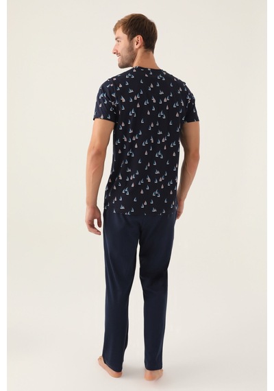 Arnetta Yacht Lacivert Erkek Pijama Takımı 5274-42689 Lacivert