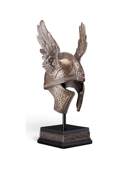 Valkyrie Kanatlı Mitolojik Miğfer Objesi