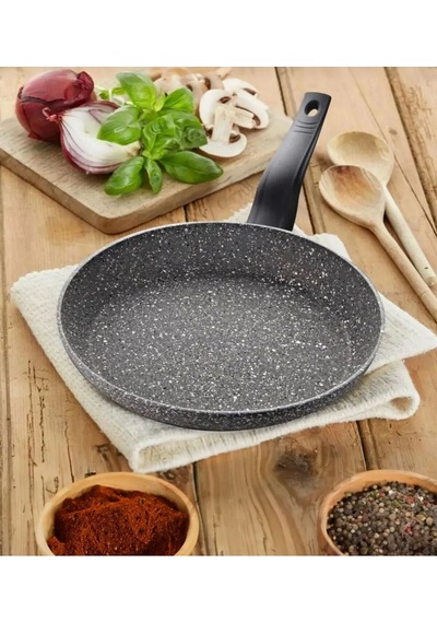 Diez 26 Cm Granit Ezme Tava Gri Yapışmaz