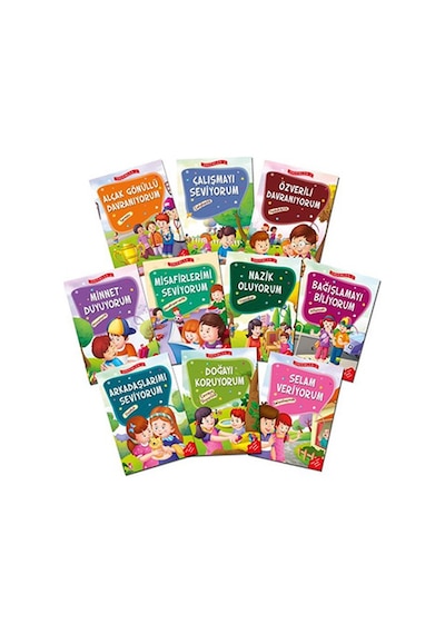 Erdemler Serisi 2 Set - 10 Kitap Takım - Saadet Kocagöz Uzun -  Nuray Çatiç - Timaş Çocuk