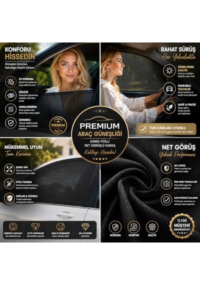 Araç Güneşlik Araba Perdesi Yan Cam Perde Güneş Önleyici Oto İçi Güneşliği İçin Sinekliği Araba Güneşliği 1 53145506