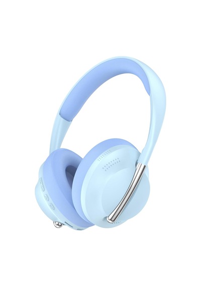 Kulak Üstü Kablosuz Bluetooth Kulaklık Stereo Uyumlu Sd Kart Girişi Şarjsız Kulanma Dahili Mikrofon Mavi - 586749383