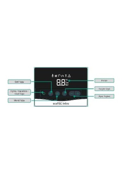 Vaillant Ecotec Intro 24/24 Kw 20.000 Kcal Tam Yoğuşmalı Kombi