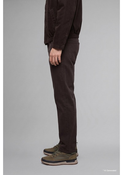 Defacto Baggy Fıt Normal Bel Geniş Paça Jean Pantolon I6144ax26aubn192 Kahve-bn192