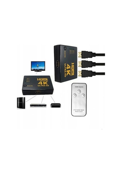 Netojen Nt-213 3 Port Hdmı Switch 4k
