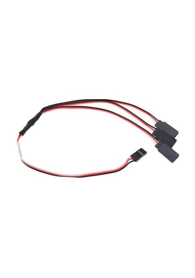 Y Tipi Servo Kablosu 60cm - 1jr Erkek 3 Futaba Dişi