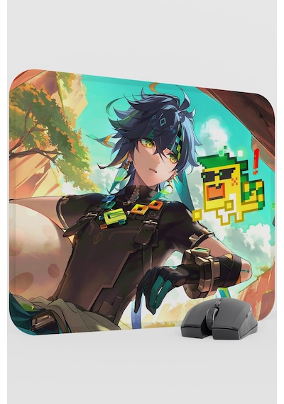 Kinich Genshin Impact Anime Gacha V2 - 48x40 Xl Gaming Mouse Pad Fare Altlığı
