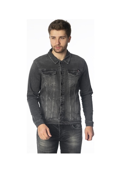 Cedy Denim Cedy Denım Erkek Slim Fit Kot Mont C307 001