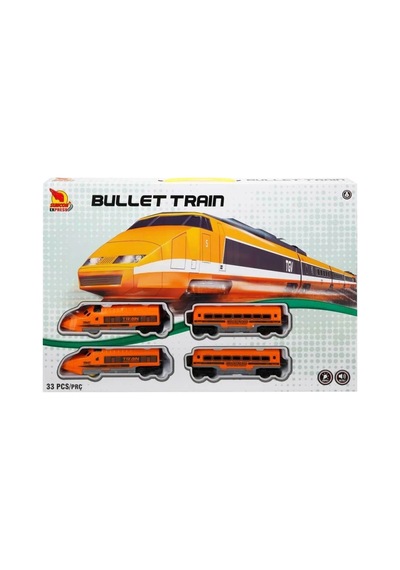 Eğlenceli Işıklı Sesli Tren Seti 33 Parça