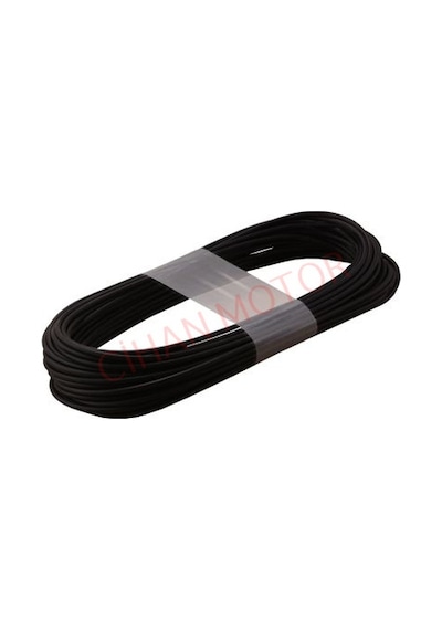 Metre Dış Kablo Siyah 5 MM 2p Teflonlu 1 Rulo 25 M