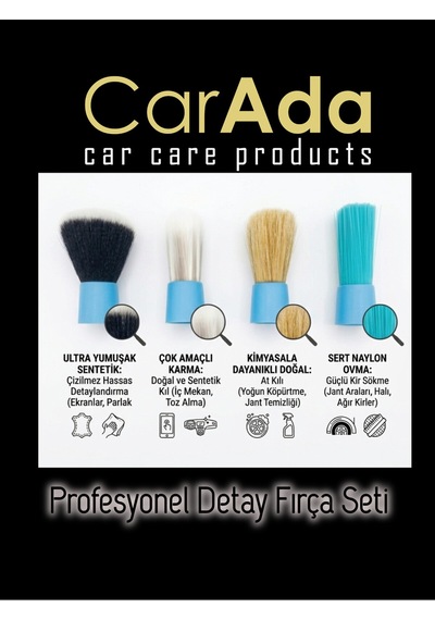 Oto Detay Fırça Seti