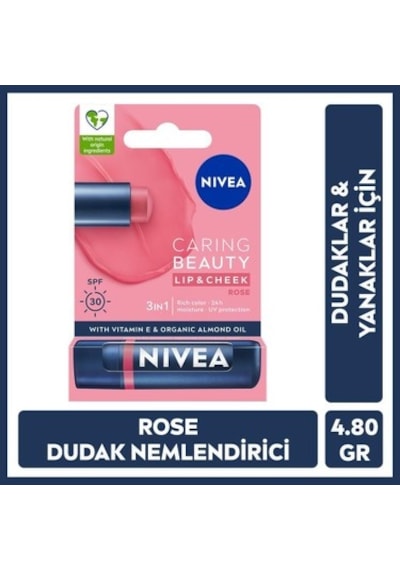 Renkli Nemlendirici Dudak Bakım Kremi 4.8gr, Spf30 Ve Allık Etkisi