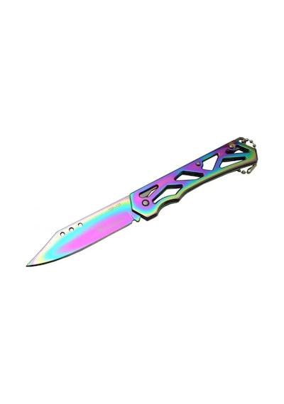 Alaska Sdr-13x Gökkuşağı Çakı 17 Cm Manuel, Kemerlikli Çok Renkli