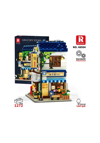 Reobrix Grocery Store 66504 Brick Yapım Seti